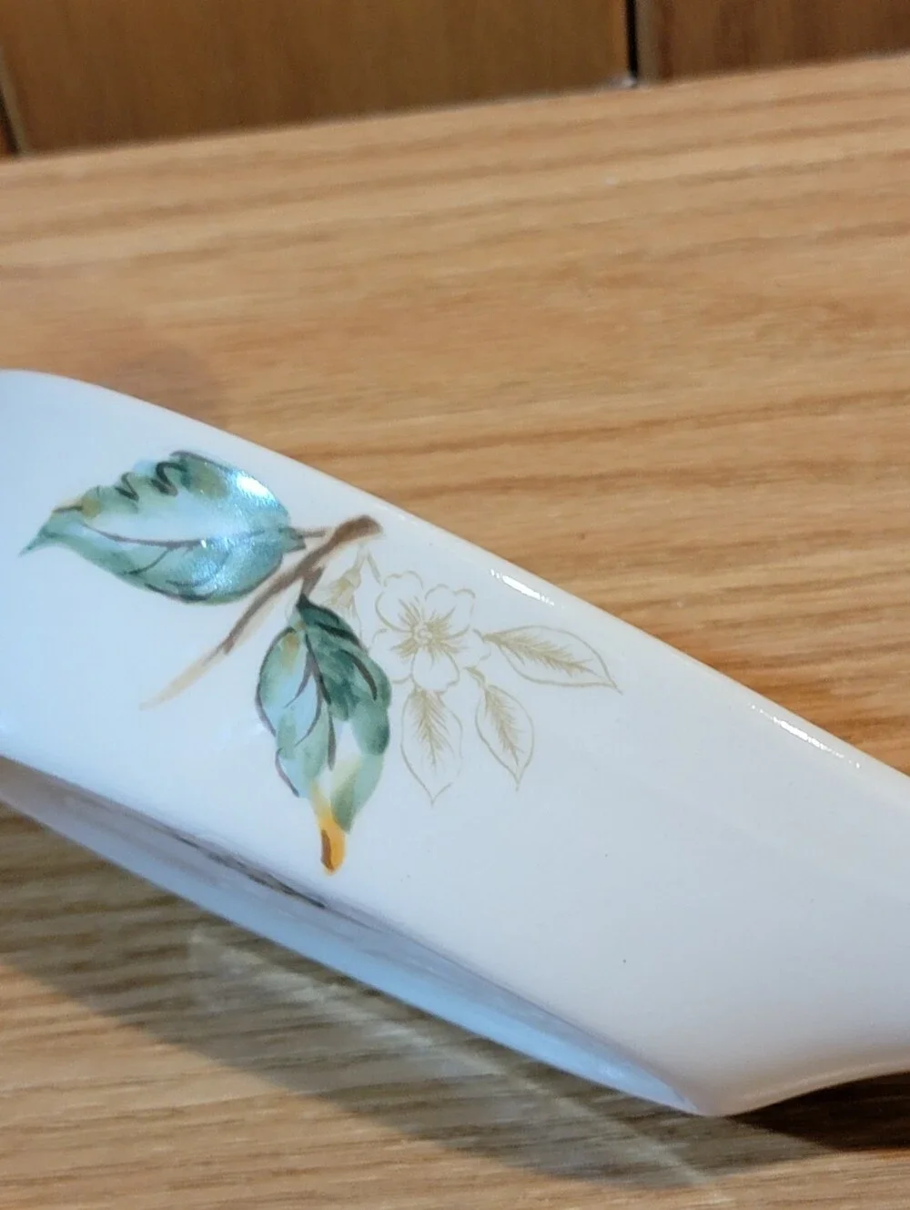 Maxcera Watercolor Lemon Ceramic spoon rest rustic farmhouse